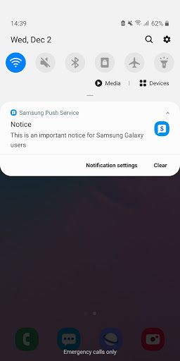 Samsung Push Xidməti Samsung Push Xidməti