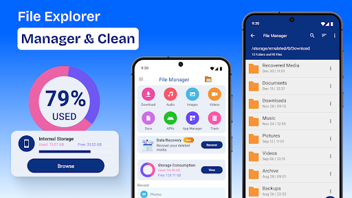 Fayl Explorer: Menecer və Təmizləyici